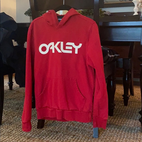 red oakley hoodie
